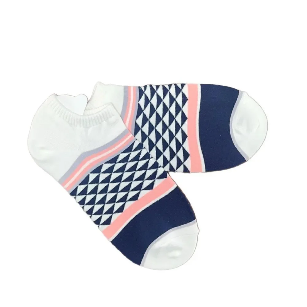 Women’s Two-Pack No-Show Socks - Geometric/Polka Dot NWOT - Picture 2 of 7